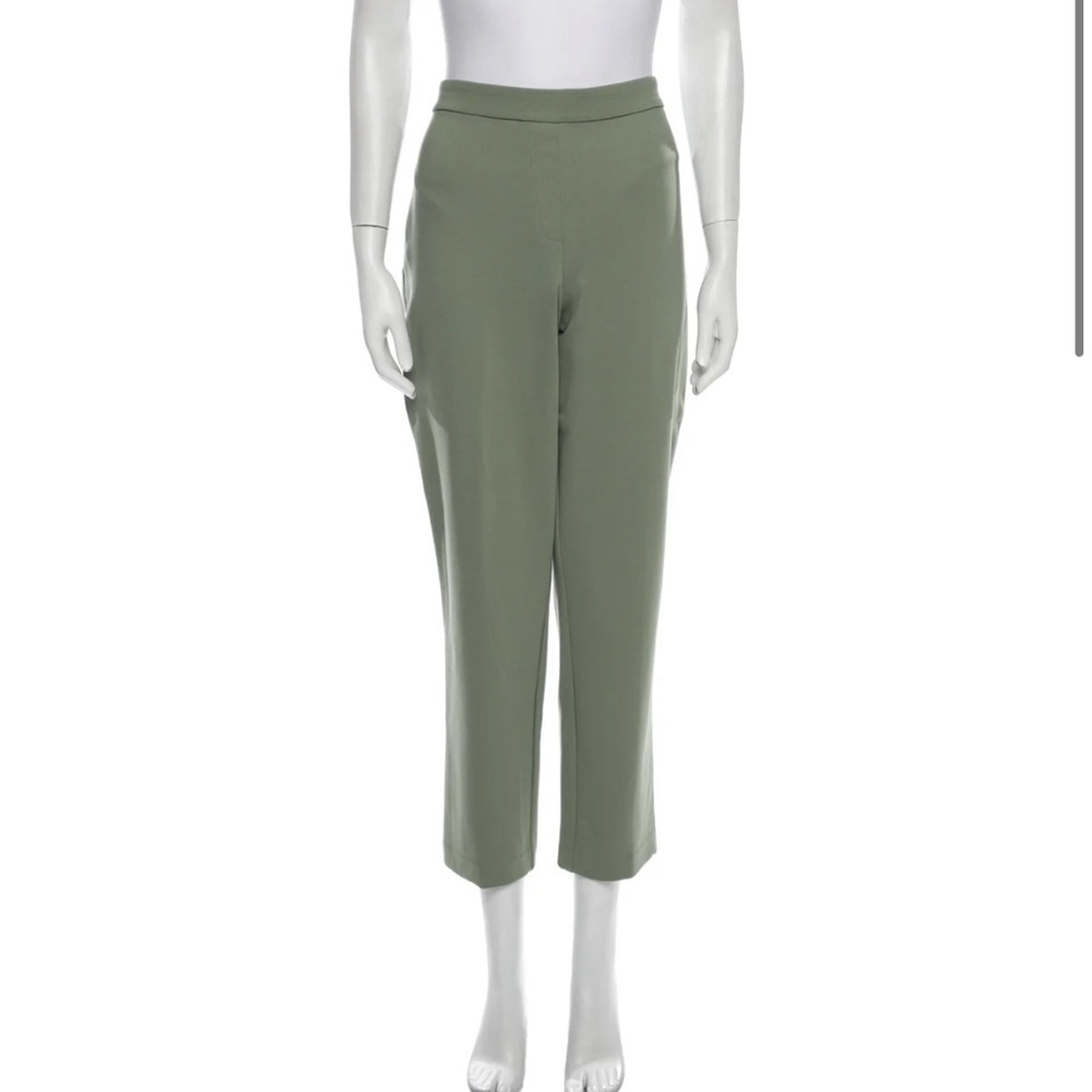 Christian Siriano Straight Leg Pants in Green Size Large
